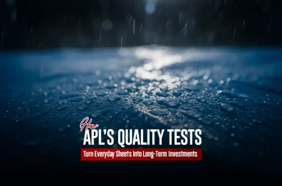 How APL’s Quality Tests Turn Everyday Sheets Into Long-Term Investments