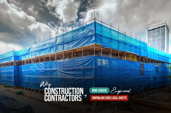 Why Construction Contractors Now Choose Engineered Tarpaulins Over Local Sheets