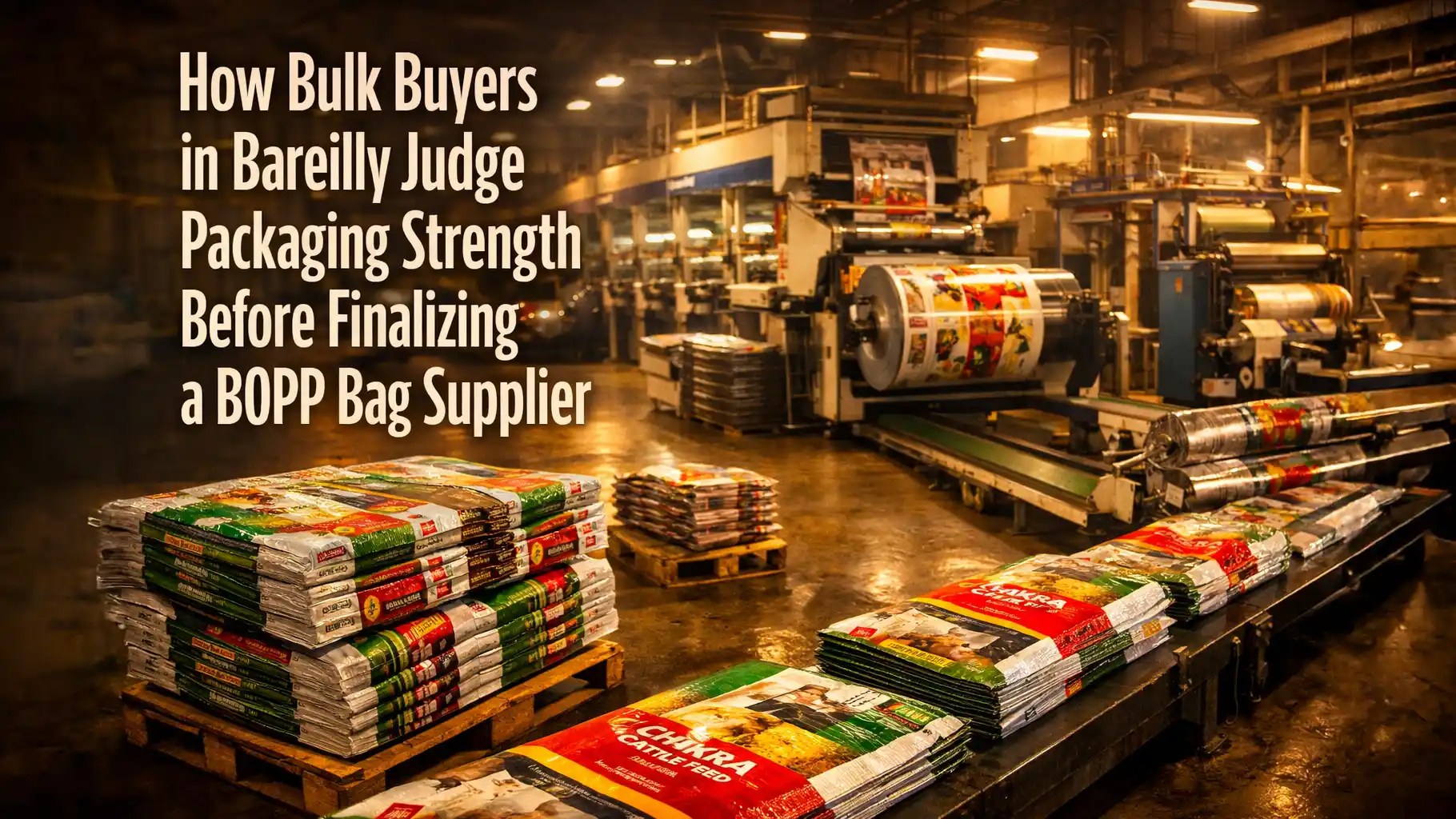 Best BOPP Bags Brand in Bareilly offering high-strength, durable packaging for bulk buyers and industrial applications