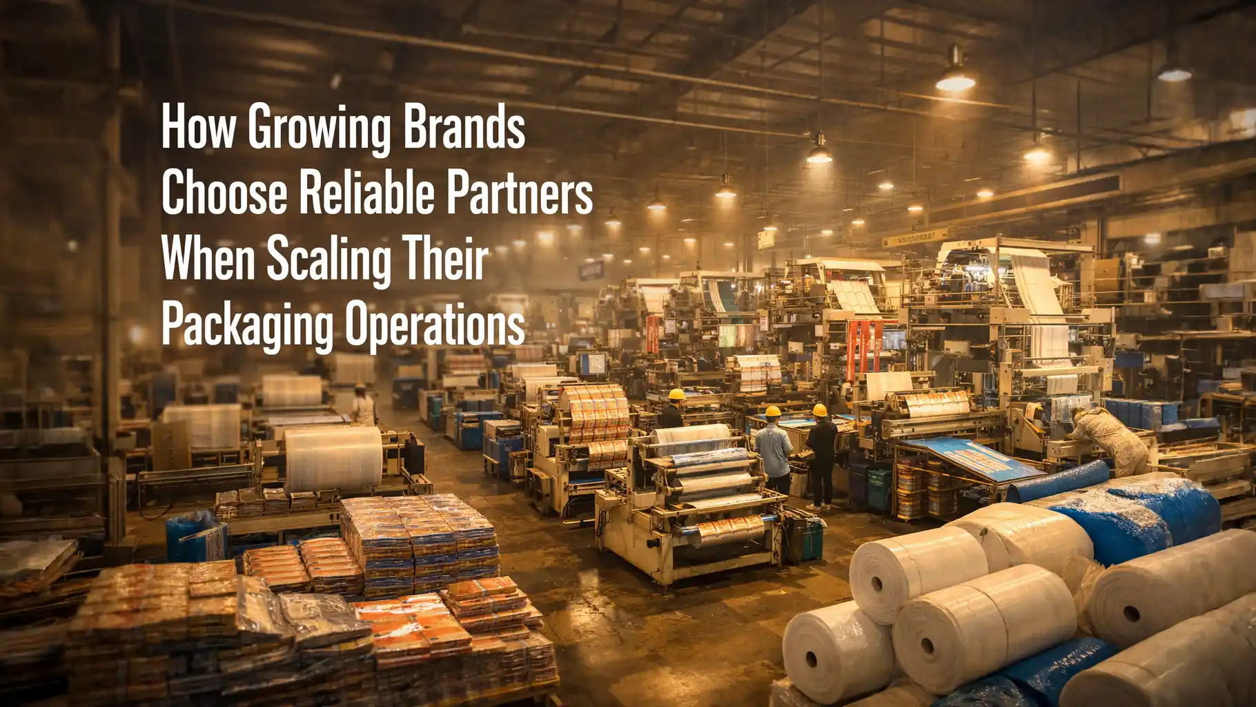 Packaging Solution in India supporting high-volume manufacturing, flexible packaging lines, and scalable brand growth