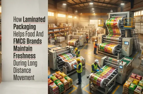 How Laminated Packaging Helps Food and FMCG Brands Maintain Freshness During Long Distance Movement