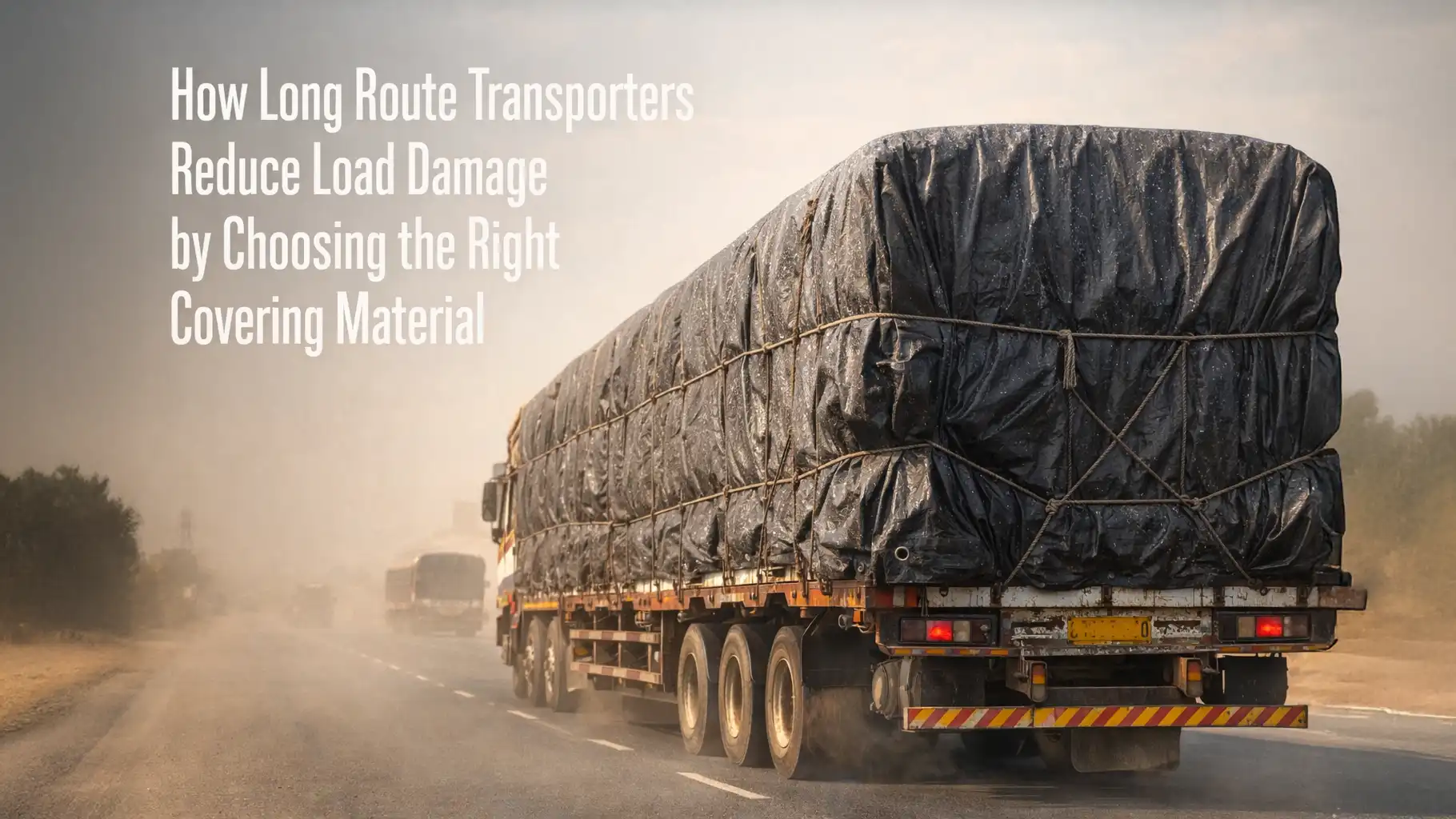 Best truck tarpaulin brand in India used by long-route transporters to reduce load damage and weather impact