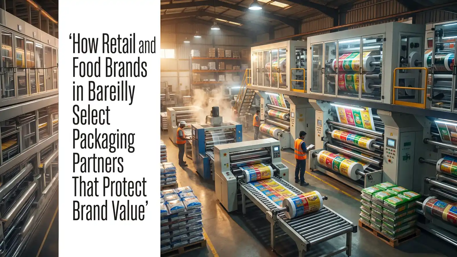 best BOPP bags manufacturer in Bareilly producing high-quality printed packaging for retail and food brands