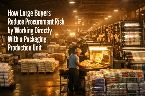 How Large Buyers Reduce Procurement Risk by Working Directly With a Packaging Production Unit