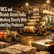High-capacity packaging facility producing printed BOPP bags, representing an established BOPP bags manufacturer in India