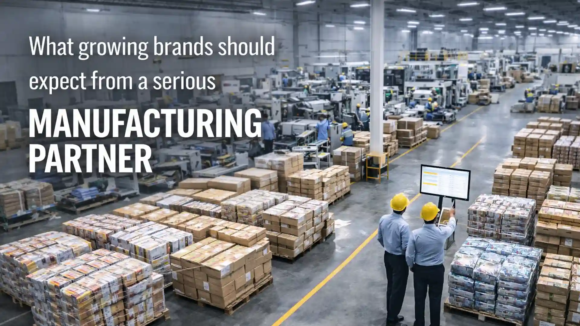 Packaging Manufacturer operating a large-scale production facility with automated machinery, bulk inventory management, and quality control systems