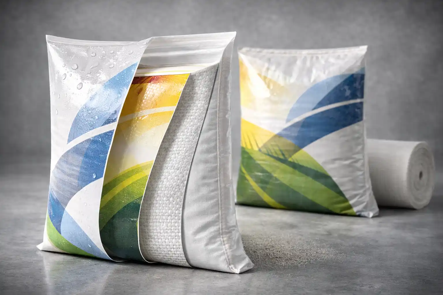 Best HDPE Woven Fabric Brand in India manufacturing HDPE laminated bags for moisture-resistant industrial and agricultural packaging