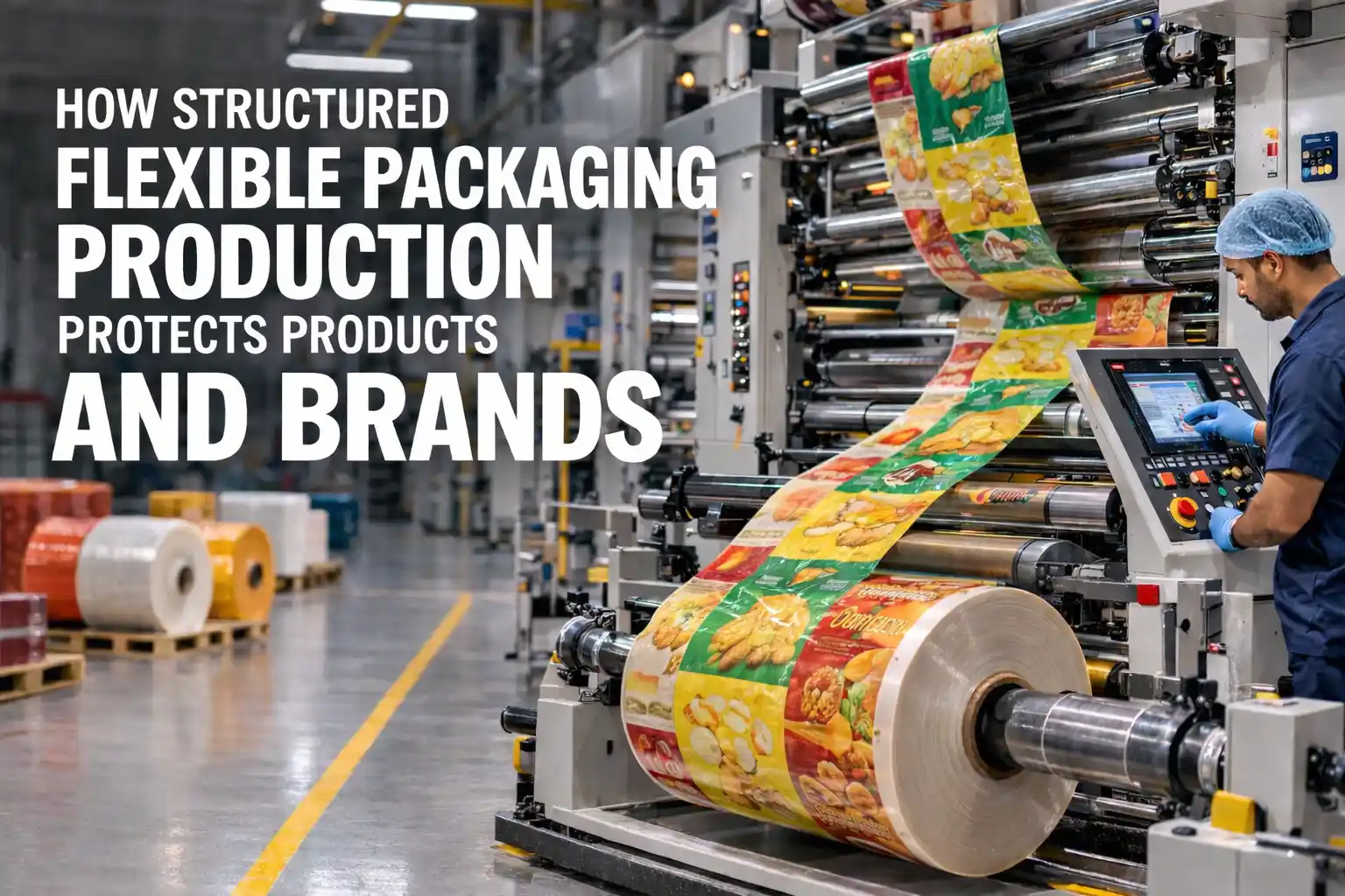 packaging manufacturer producing flexible packaging using advanced printing and lamination machines