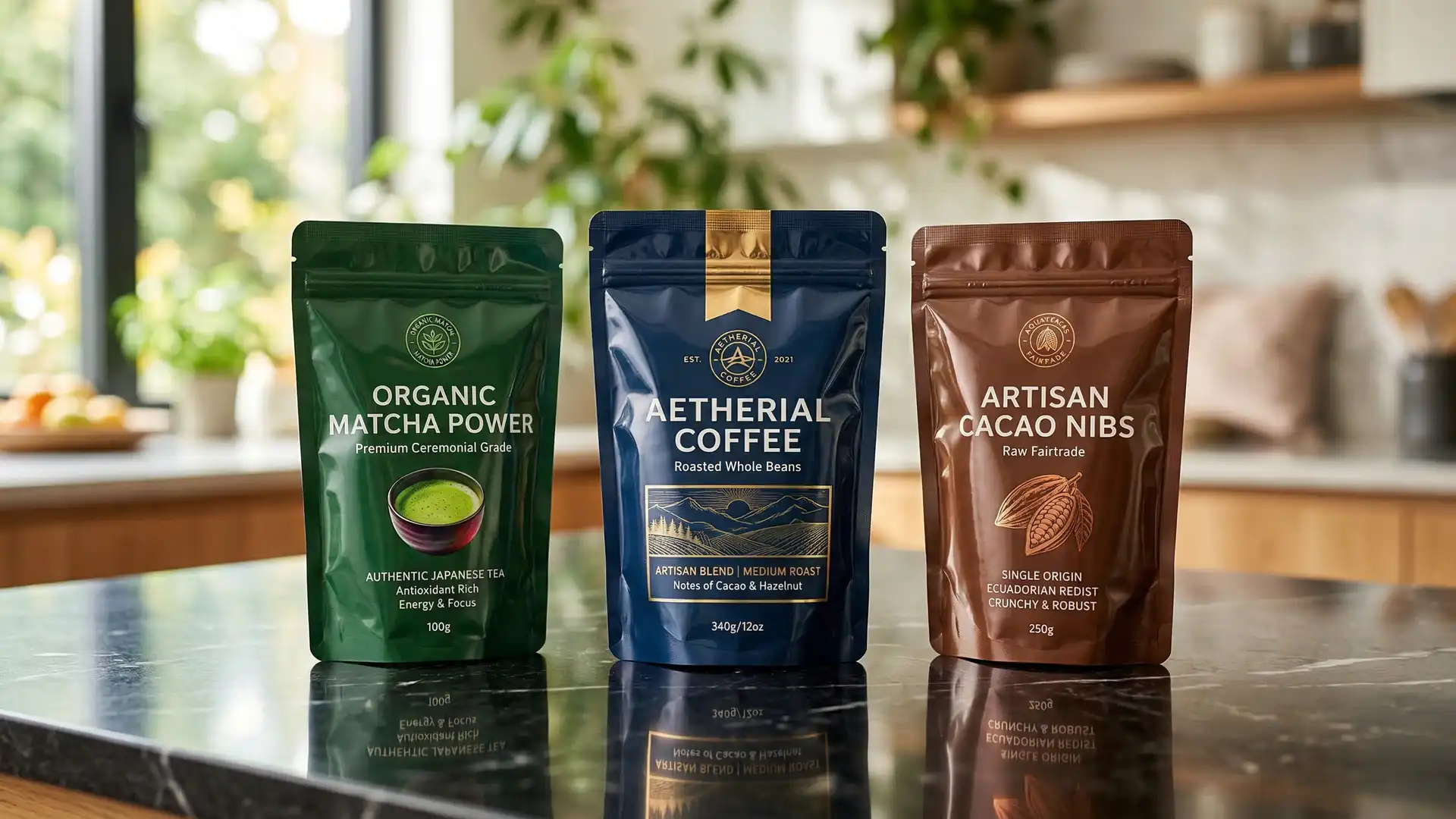 laminated pouch manufacturer in India producing high quality stand up pouches with strong barrier protection for food coffee tea and dry products packaging