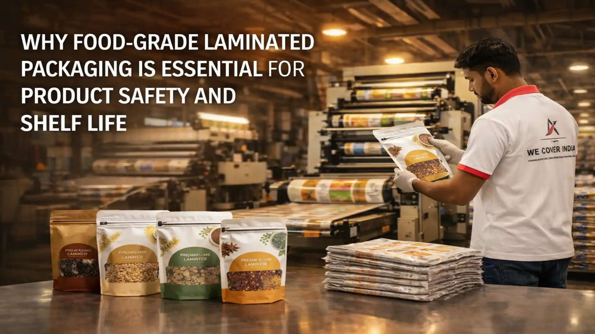 food grade laminated packaging manufacturer producing high barrier laminated pouches for food safety freshness and extended shelf life packaging solutions