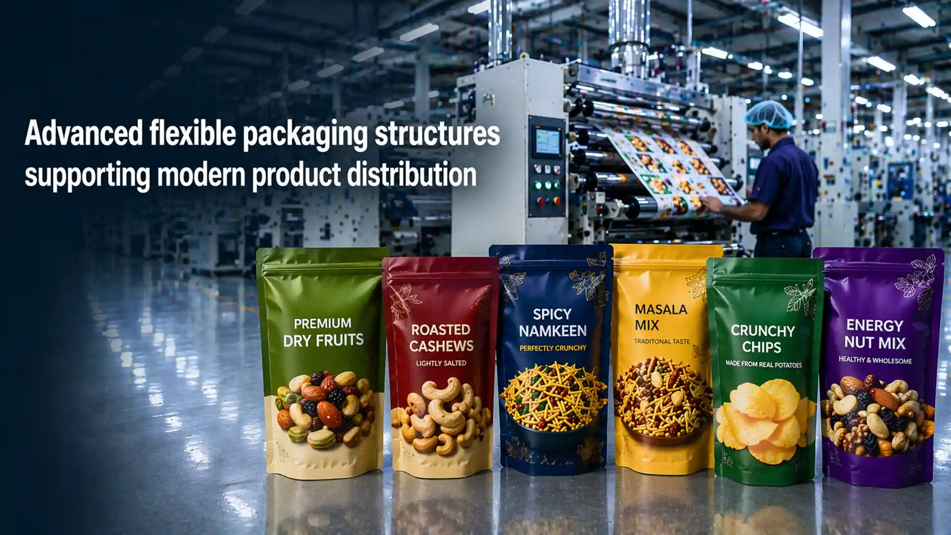 laminated pouch manufacturer producing durable flexible packaging for food and retail products
