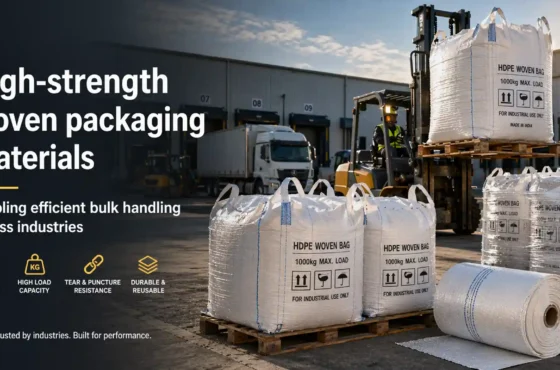 High-strength woven packaging materials enabling efficient bulk handling across industries