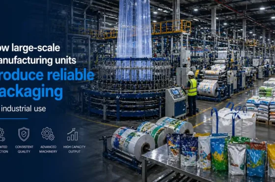How large-scale manufacturing units produce reliable packaging for industrial use