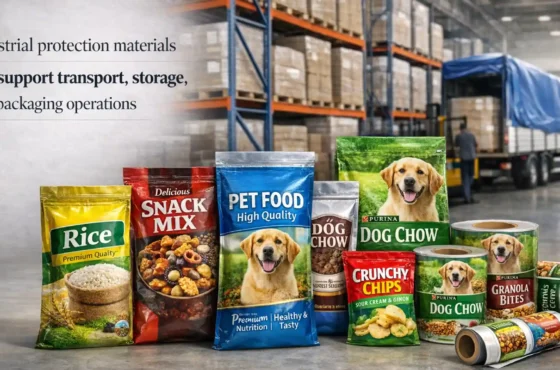 Industrial protection materials that support transport, storage, and packaging operations