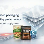 Laminated packaging manufacturer providing high-barrier flexible packaging for food and retail products with oxygen protection