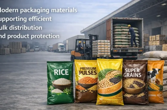 Modern packaging materials supporting efficient bulk distribution and product protection