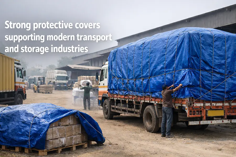 Best tarpaulin supplier in India providing durable protective covers for transport and storage industries
