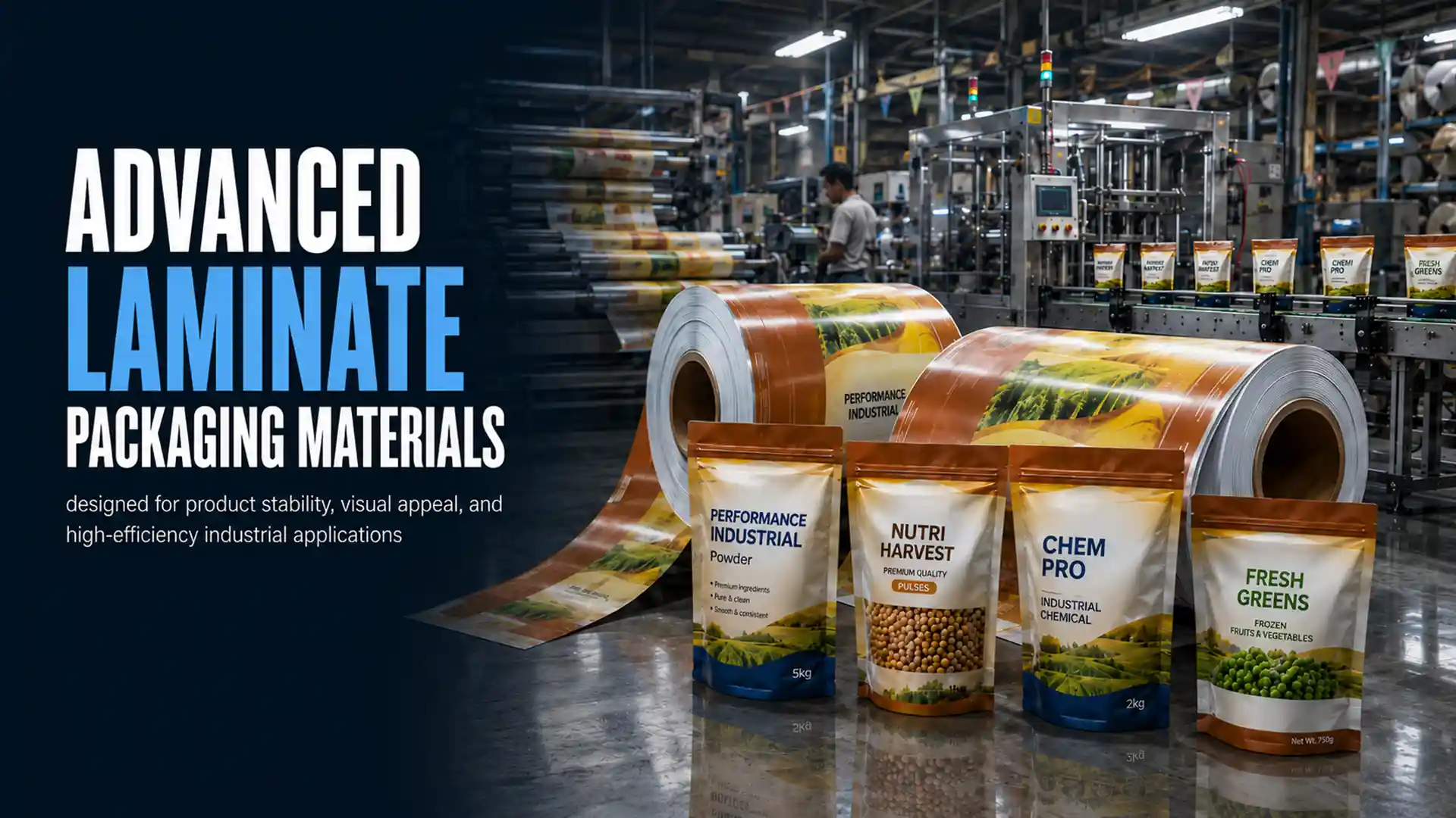 Best Flexible Laminates Brand in India providing advanced laminate packaging materials for product protection, storage stability, and industrial packaging efficiency