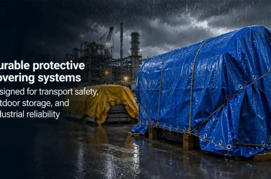 Durable protective covering systems designed for transport safety, outdoor storage, and industrial reliability