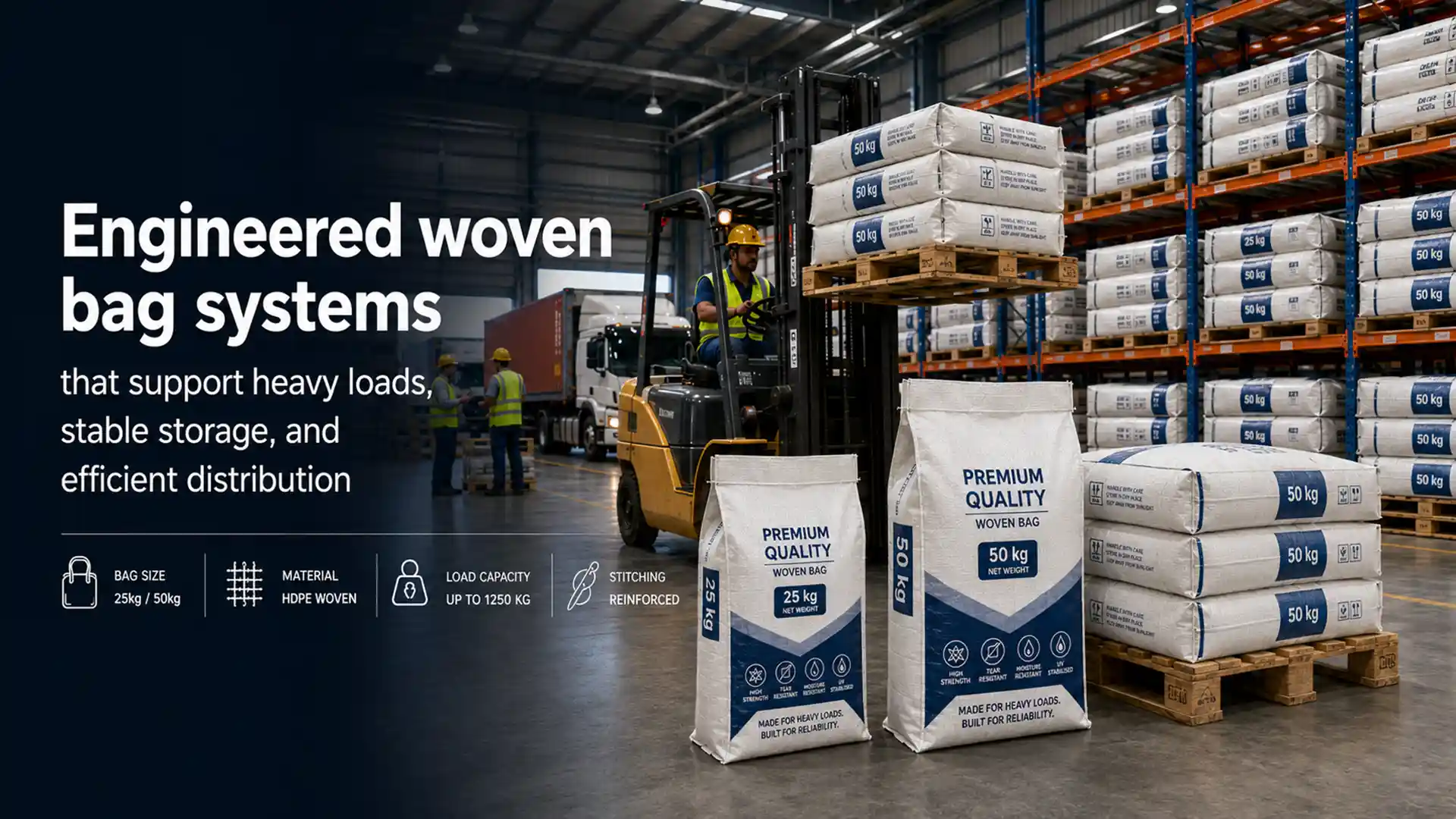 Best HDPE Woven Bags Brand in India offering durable woven packaging bags for heavy loads, industrial storage, and efficient distribution
