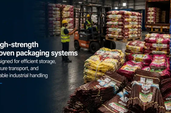 Heavy-duty woven packaging systems designed for bulk storage, industrial transport, and dependable handling performance