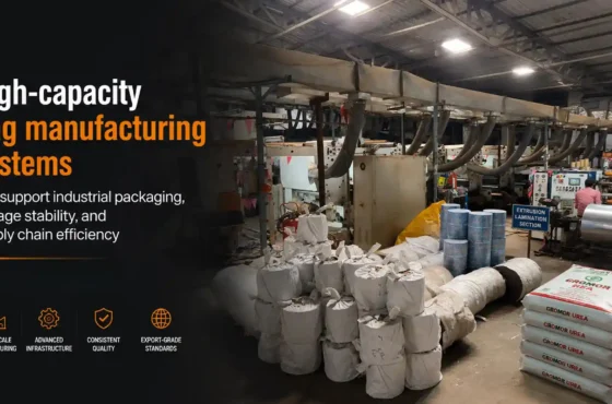 High-capacity bag manufacturing systems that support industrial packaging, storage stability, and supply chain efficiency