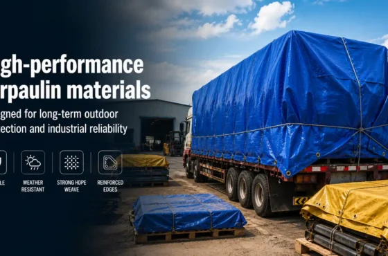 High-performance tarpaulin materials designed for long-term outdoor protection and industrial reliability