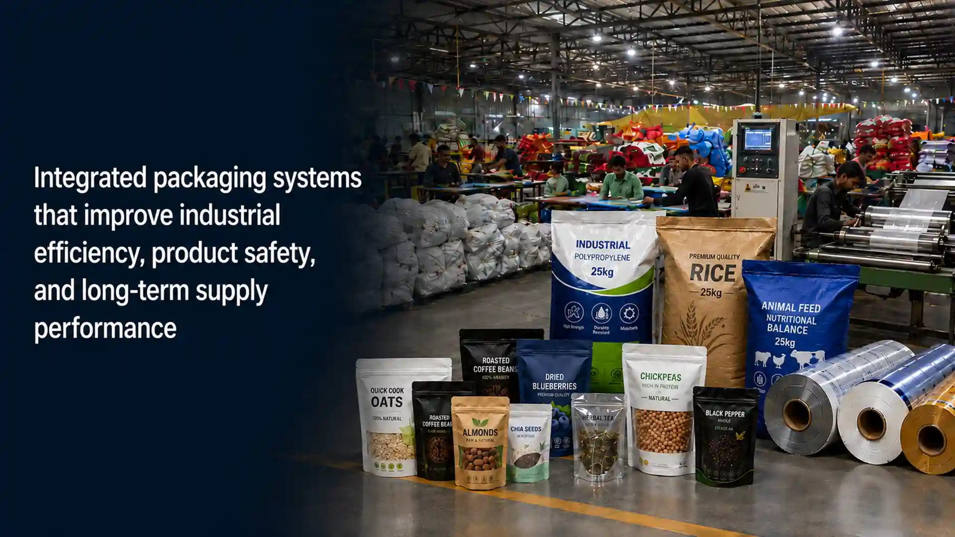 Best Packaging Solution Brand in India providing integrated industrial packaging systems for product safety, storage efficiency, and long-term supply performance