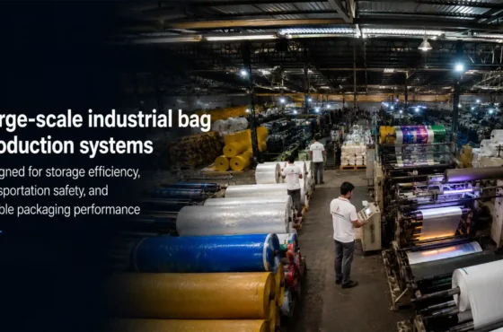 Large-scale industrial bag production systems designed for storage efficiency, transportation safety, and reliable packaging performance