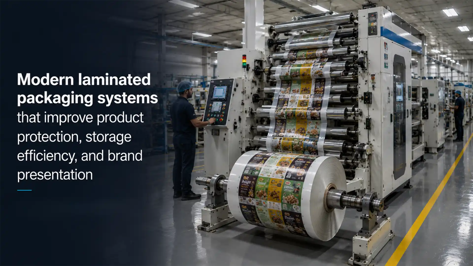 Laminated packaging manufacturer producing advanced flexible packaging systems for product protection, storage efficiency, and premium brand presentation