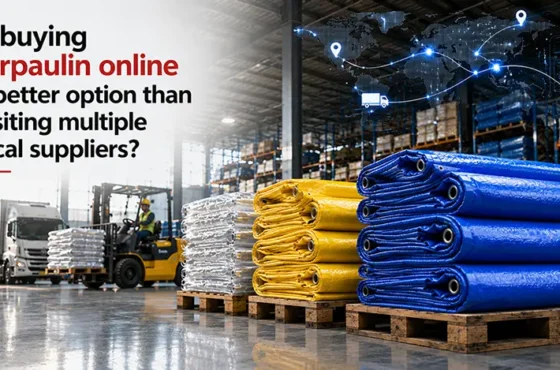 Is buying tarpaulin online a better option than visiting multiple local suppliers?