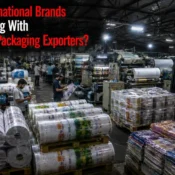 Modern manufacturing facility of a Flexible Packaging Exporter producing high-quality printed packaging rolls for international brands and export markets