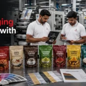 Advanced production facility of a Laminated Pouch Manufacturer showcasing printed laminated pouches, packaging films, quality inspection, and custom flexible packaging solutions.
