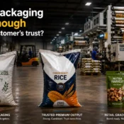 Modern Packaging Bags Factory manufacturing premium BOPP bags, HDPE woven bags, and flexible pouches for industrial and retail packaging.