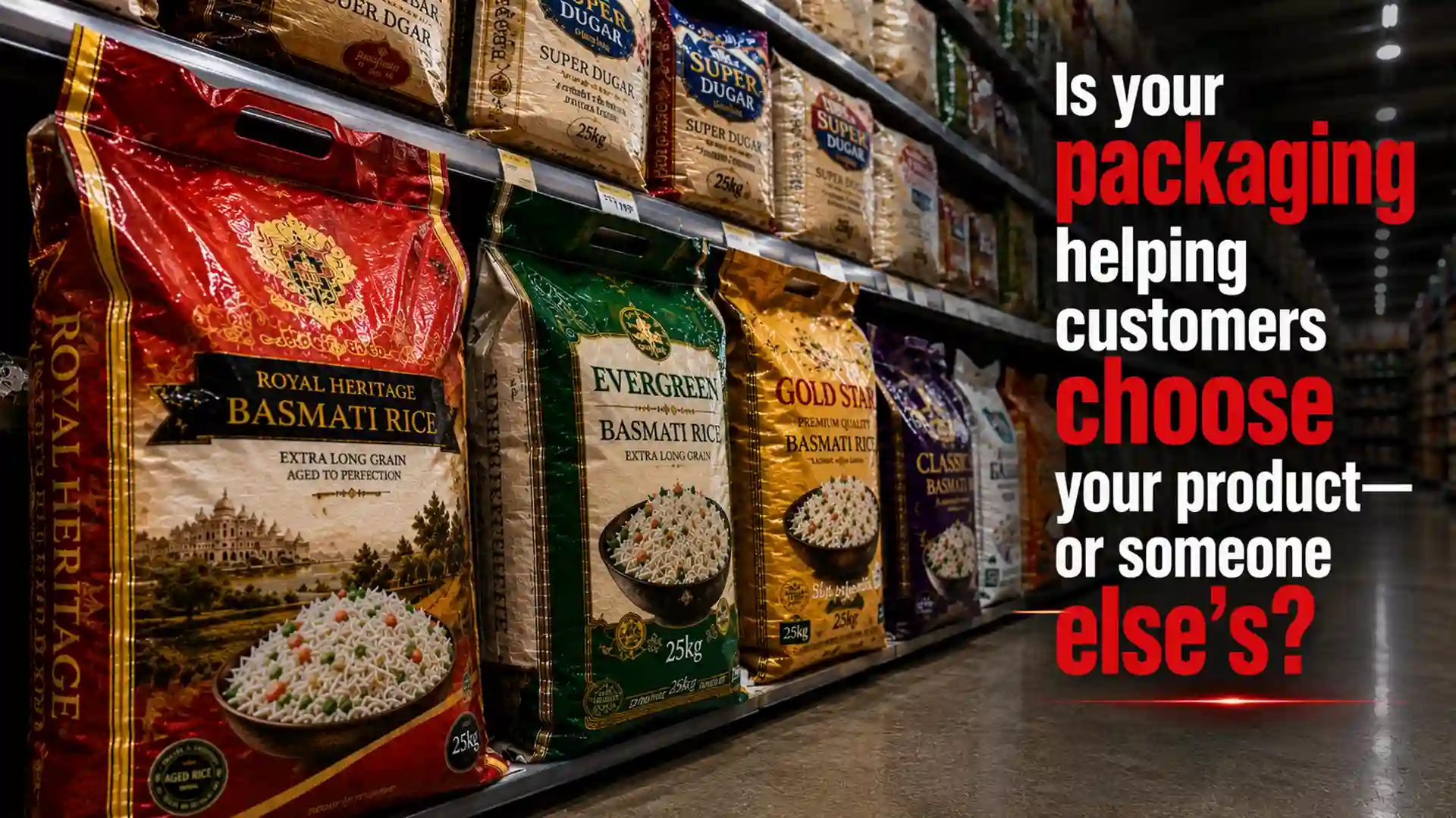 Leading BOPP Bags Manufacturer producing premium printed BOPP bags for rice, grains, food products, and FMCG packaging with excellent shelf appeal, durability, and product protection.