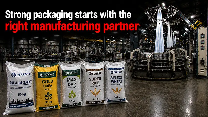 High-quality woven packaging bags manufactured by a trusted HDPE Woven Bags Supplier for cement, fertilizer, rice, and agricultural products.