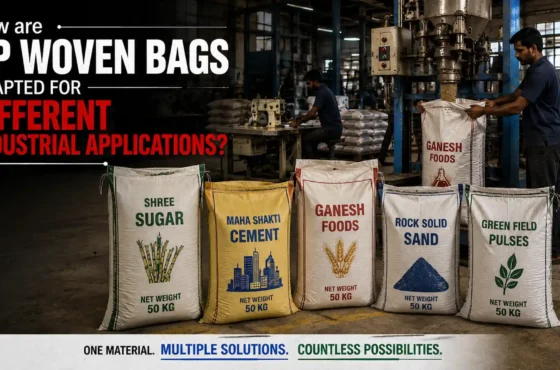 How are PP woven bags adapted for different industrial applications?