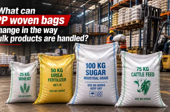What can PP woven bags change in the way bulk products are handled?