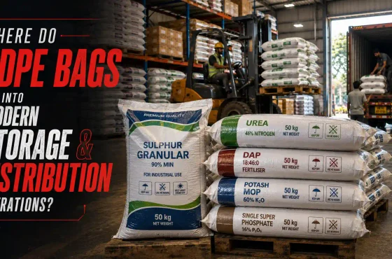 Where do HDPE bags fit into modern storage and distribution operations?