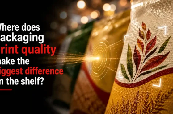 Where does packaging print quality make the biggest difference on the shelf?
