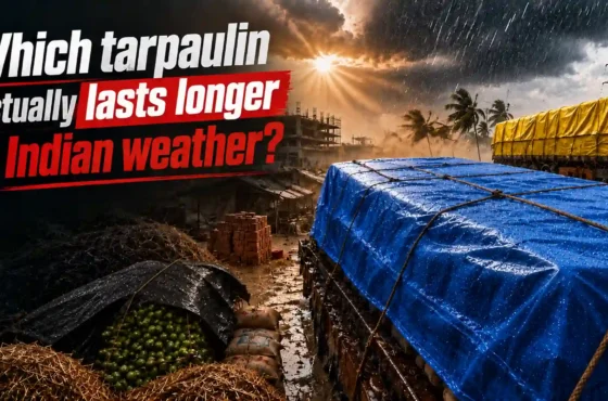 Which tarpaulin actually lasts longer in Indian weather?