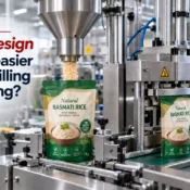 Packaging Pouch Manufacturers producing stand-up rice pouches designed for smooth machine filling, sealing, and conveyor handling