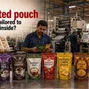 Laminated Pouch Manufacturer producing customized pouches for tea, coffee, rice, snacks, sauces and pulses