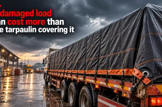 A damaged load can cost more than the tarpaulin covering it