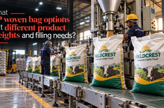 What PP woven bag options suit different product weights and filling needs?